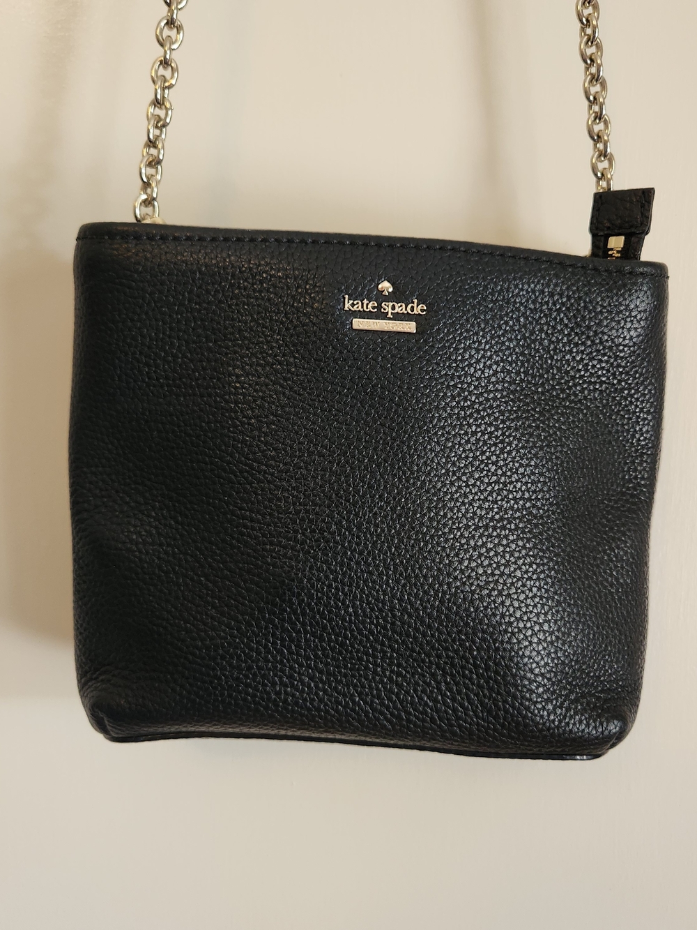 Kate Spade Black Pebbled Leather Crossbody Bag